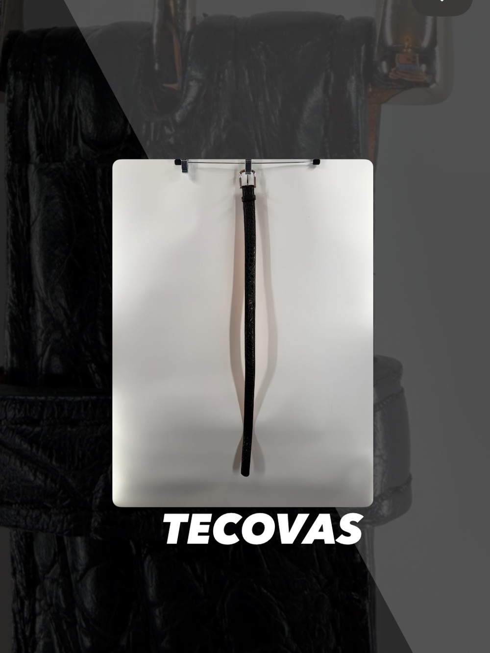 EUC Tecovas Genuine Alligator Belt